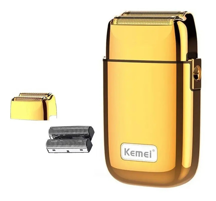Kit Barbería Profesional Kemei Edición 70 Años: Clipper 1986 + Trimmer 1949 + Shaver TX1