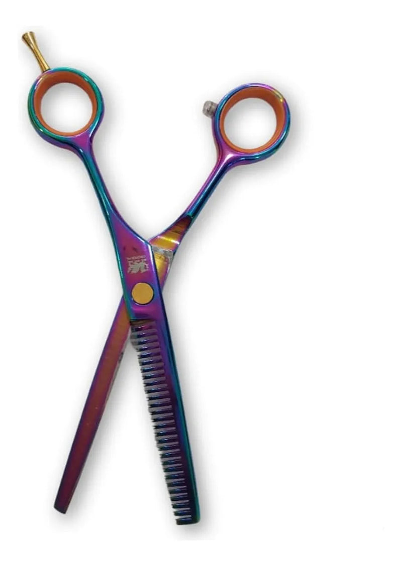 Tijera Esculpidora Tornasol Para Barbería Acabado Pro 6.0
