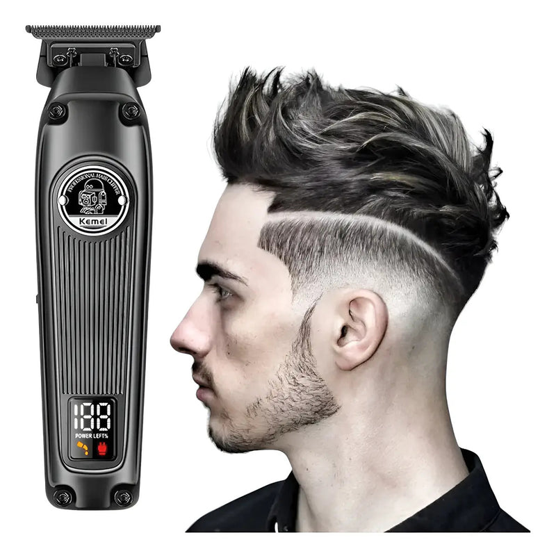 Trimmer Profesional Kemei KM-1855: Motor Brushless 7000 RPM