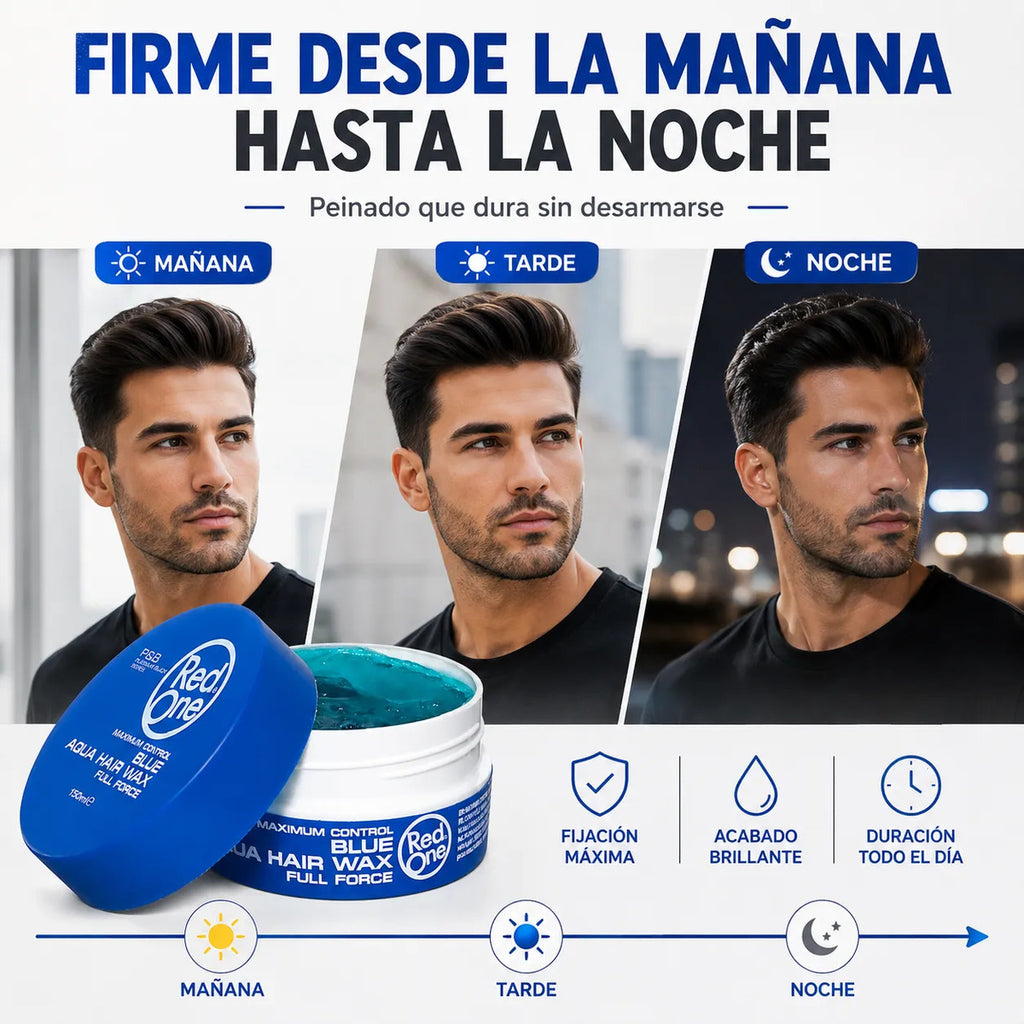 Cera Capilar Fijación Fuerte Aqua Hair Wax 150ml