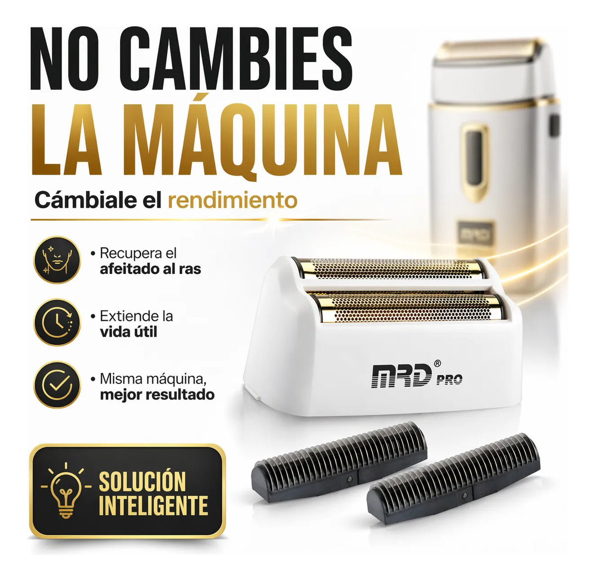 Repuesto Shaver Zb-999 Recupera Afeitado Corte Uniforme