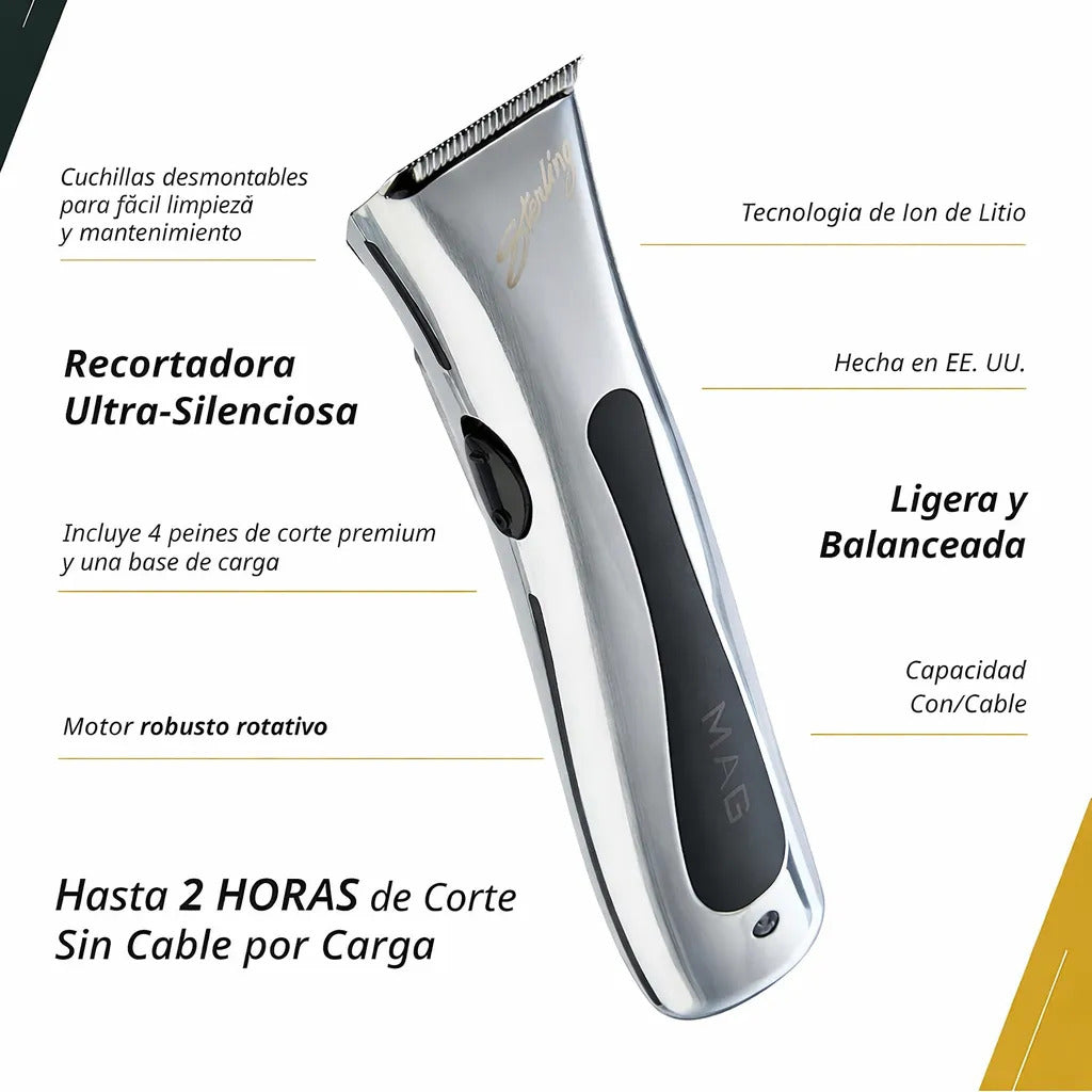 Maquina Cortar Pelo Wahl Beret Trimmer Profesional Silver