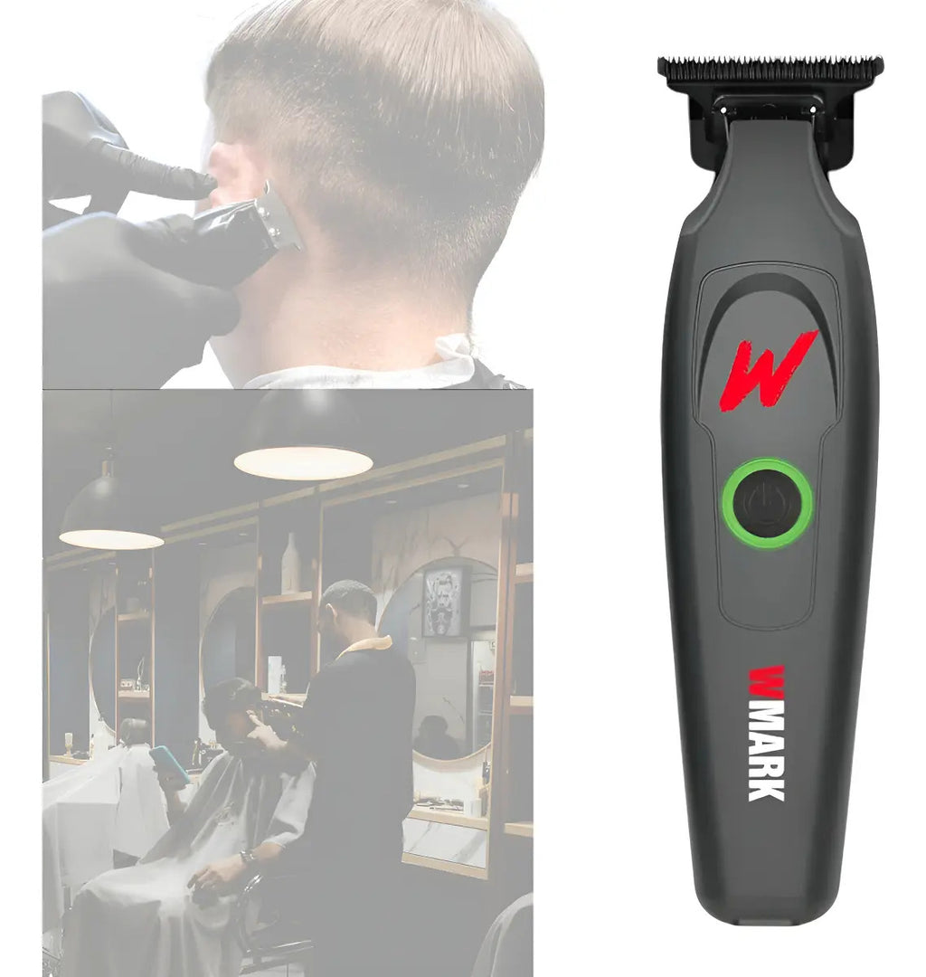 Trimmer Profesional Wmark NG-7203 | Patillera Recargable 7000 RPM con Cuchilla DLC