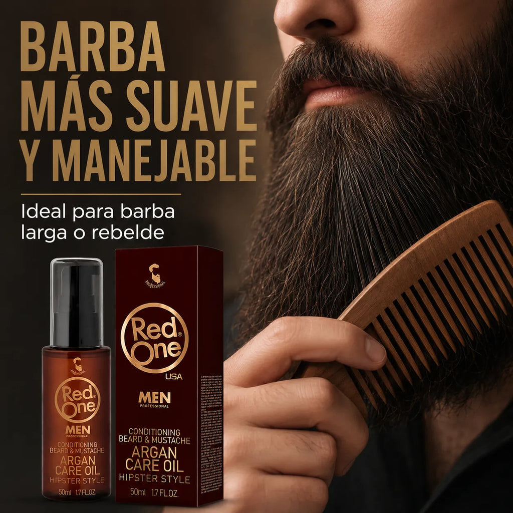 Aceite Para Barba Y Bigote Control Frizz Argán 50ml