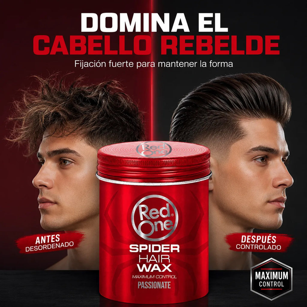 Cera Peinar Red One Passionate Máximo Control 100ml