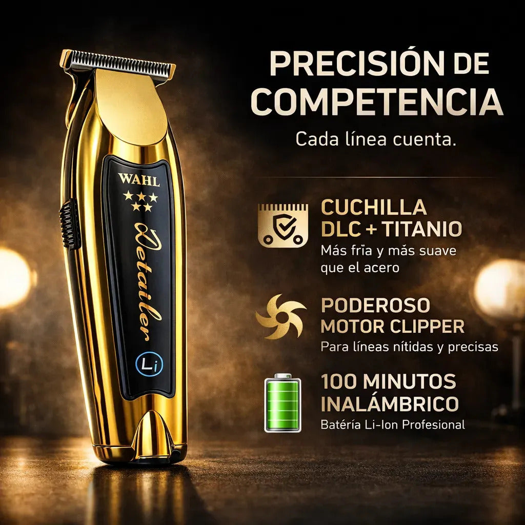 Maquina Afeitadora Trimmer Wahl Inalambrica Gold 5 Star