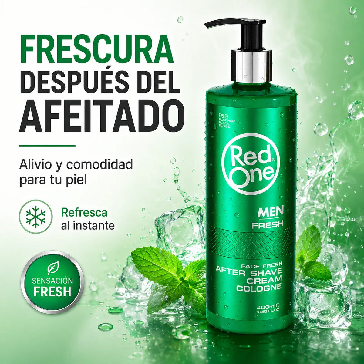 After Shave Hombre Crema Cologne Refrescante 400ml