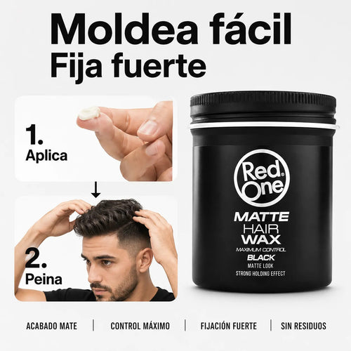 Cera Cabello Hombre Control Máximo Efecto Mate 100ml