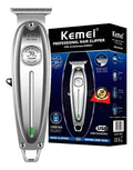 Trimmer Profesional Kemei KM-1949 Edición 70 Años: Patillera Metálica de Precisión