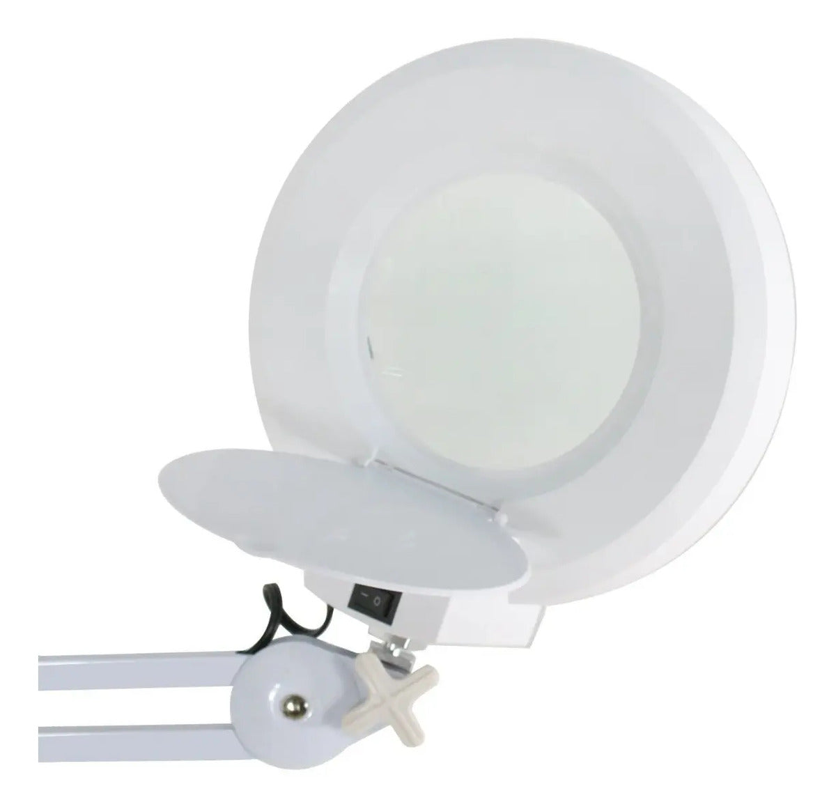 Lámpara de Pedestal con Lupa LED 5x Profesional - Altura 1.6m para Estética y Barbería