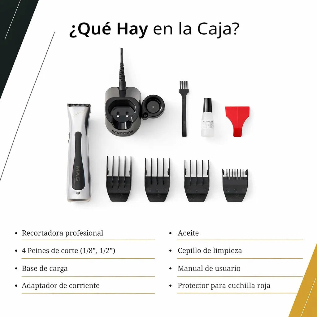 Maquina Cortar Pelo Wahl Beret Trimmer Profesional Silver