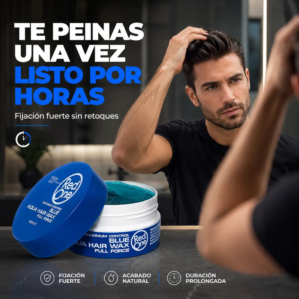 Cera Capilar Fijación Fuerte Aqua Hair Wax 150ml