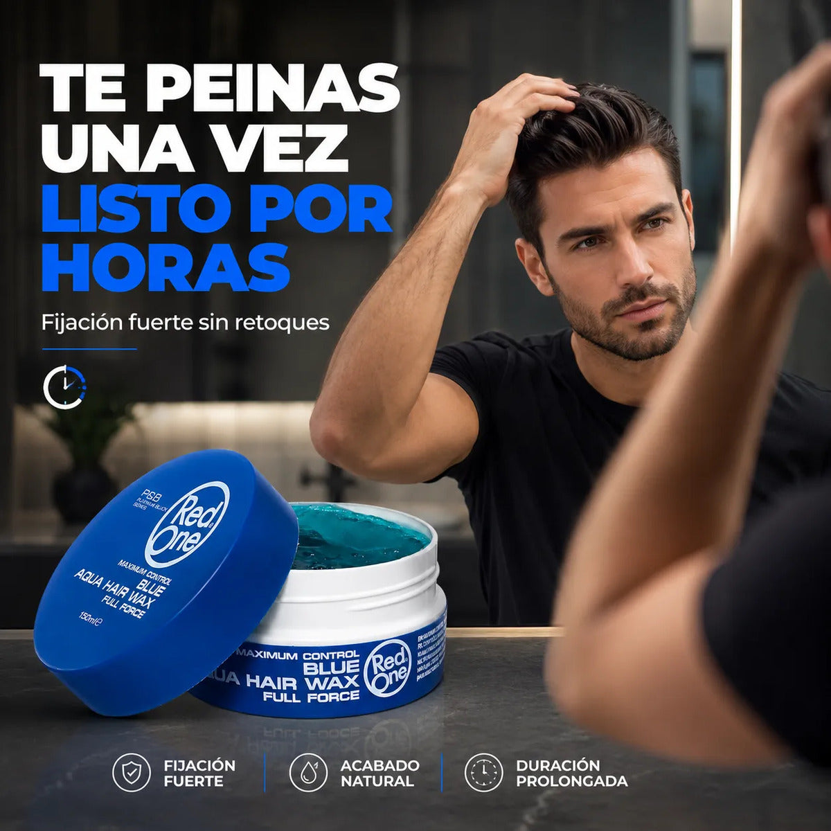 Cera Capilar Fijación Fuerte Aqua Hair Wax 150ml