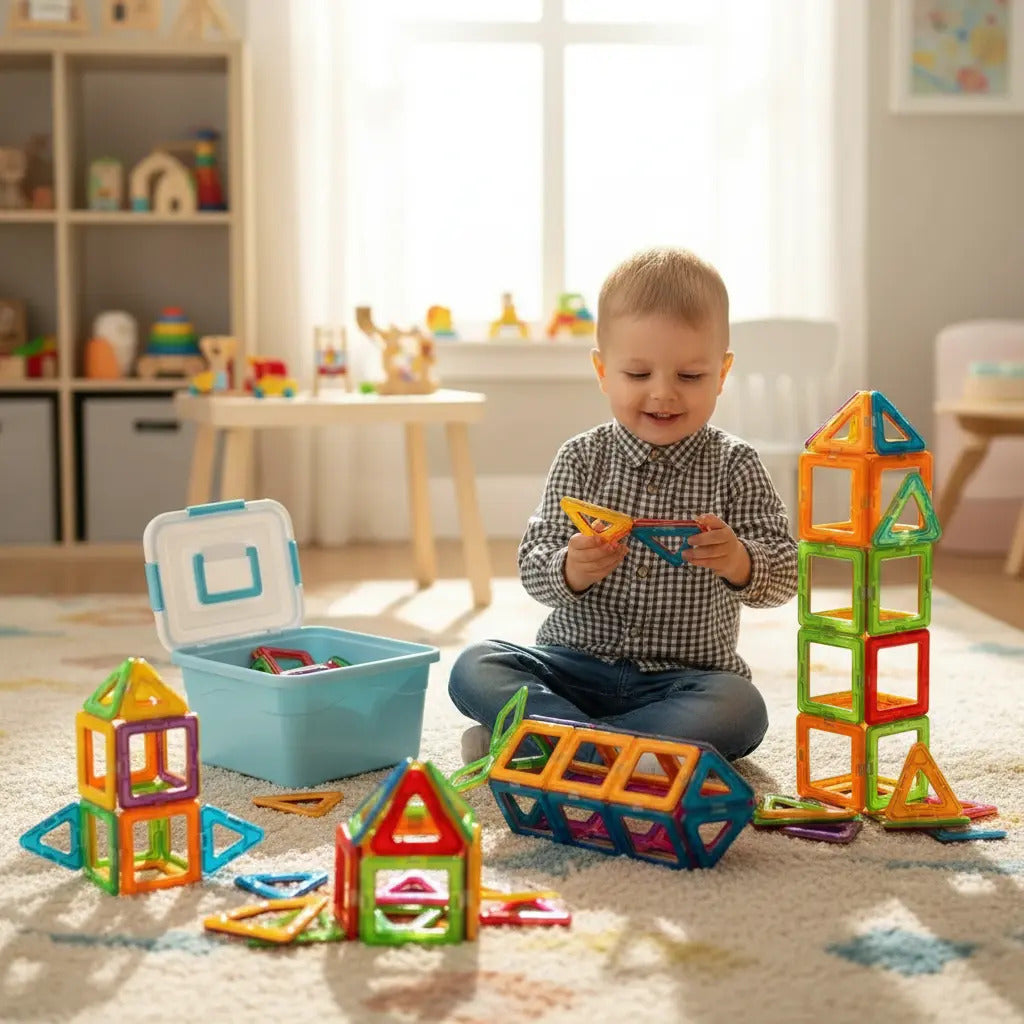 Bloques Para Ninos Bloques Grandes Imanes Para Ninos 52 Pcs