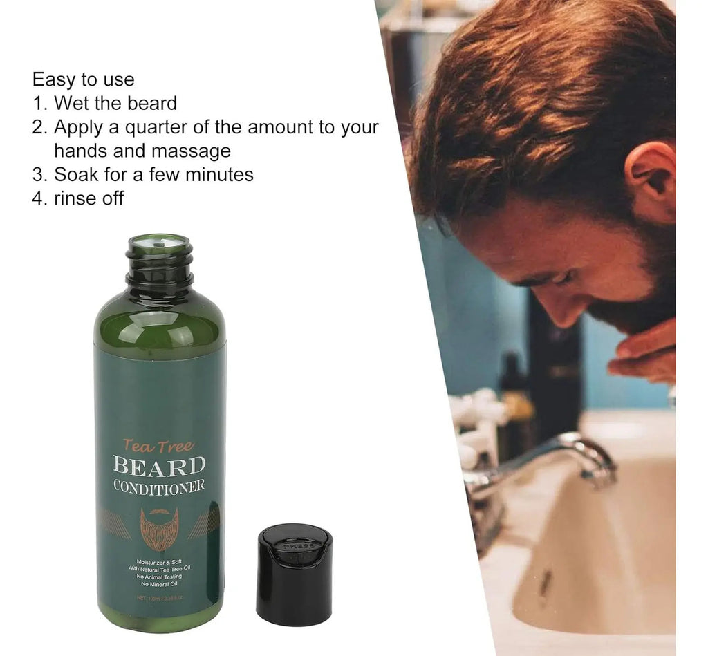 Kit de Cuidado de Barba Sevich: Shampoo + Aceite Hidratante + Bálsamo