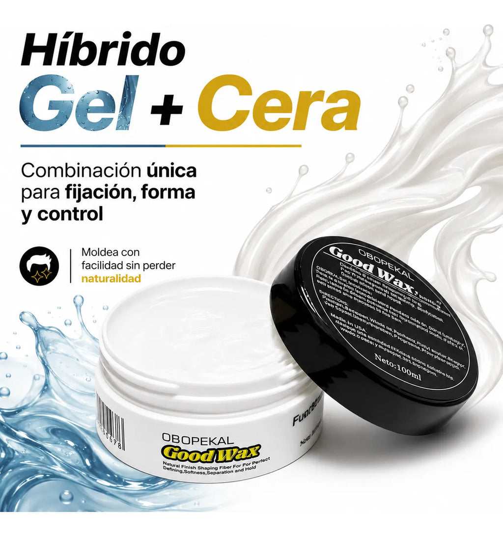 Cera Obopekal Para Barba Cabello Gel Pomada Capilar Barbería