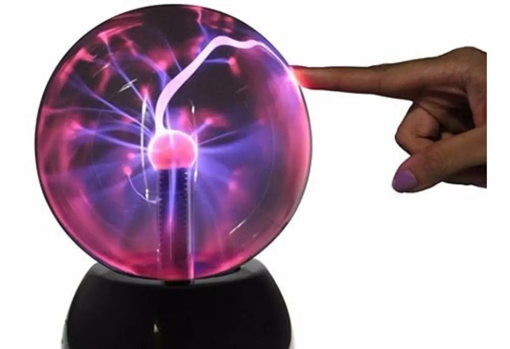 Lámpara de Plasma Grande - Esfera de Luz Decorativa para Barbería y Hogar