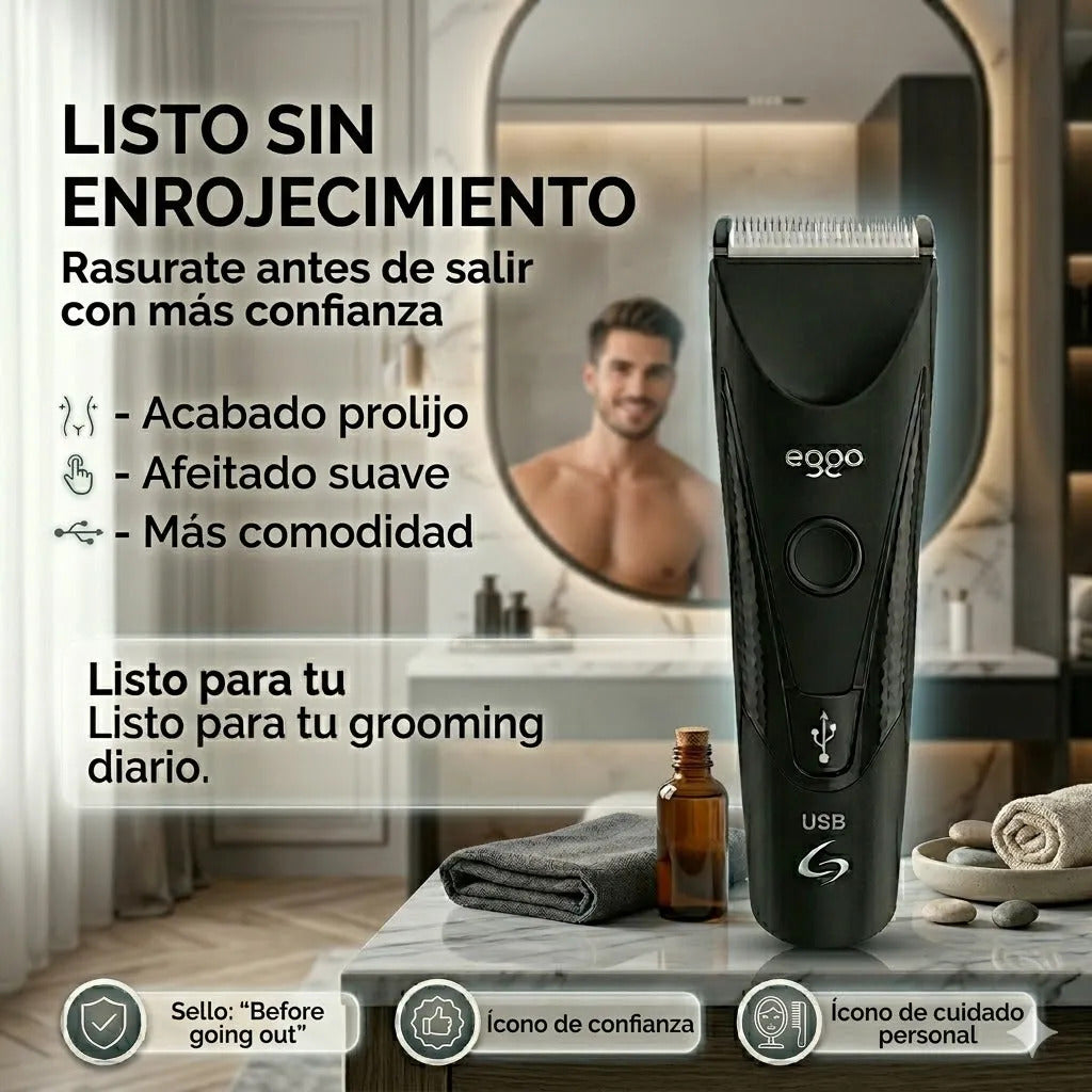 Afeitadora Corporal Gama Eggo Rasuradora Inalámbrica Usb