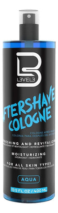 After Shave Colonia Aqua Level 3 - Loción Post Afeitado Profesional 400ml