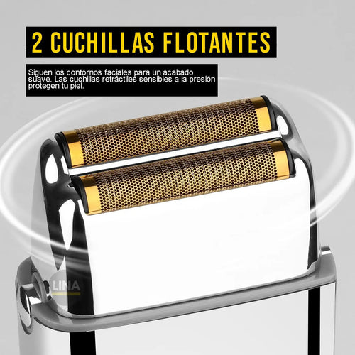 Afeitadora Profesional Kemei KM-TX5 Impermeable: Shaver de Titanio Hipolergénico