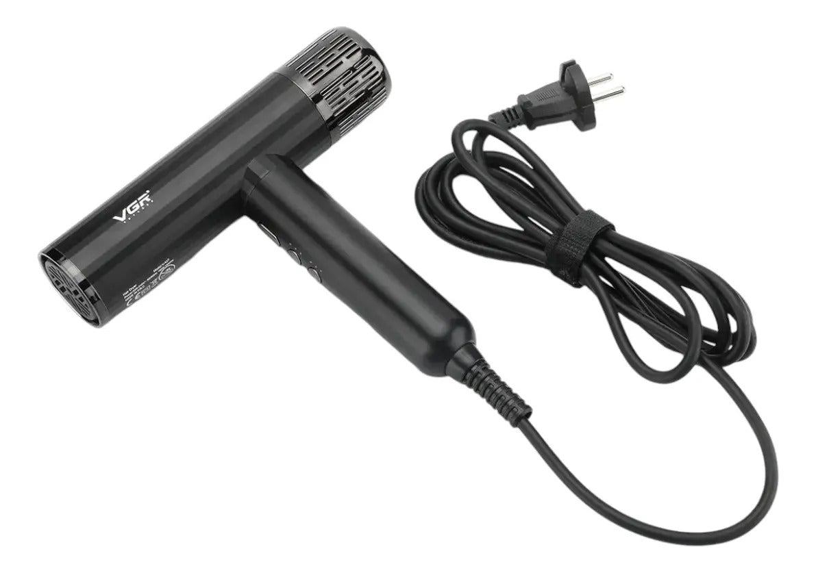 Secador de Pelo Profesional VGR V-427 Iónico Motor BLDC + Difusor y Boquillas