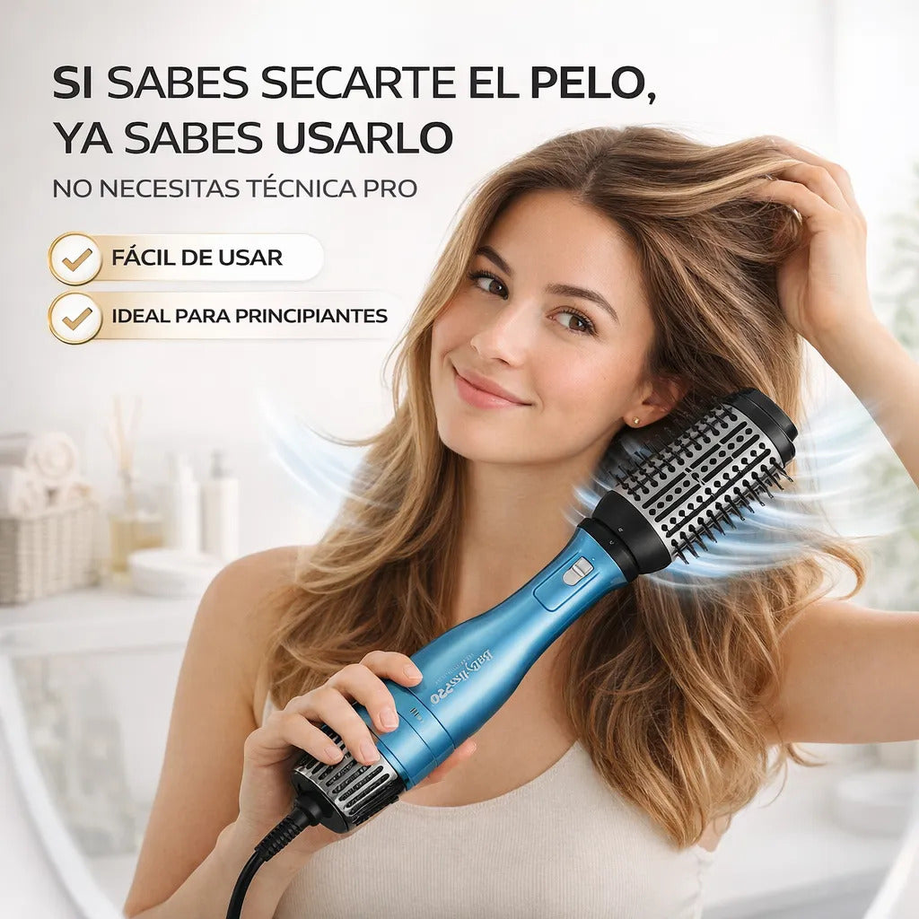 Cepillo Secador Babylisspro 2 En 1 Menos Frizz  Boquilla