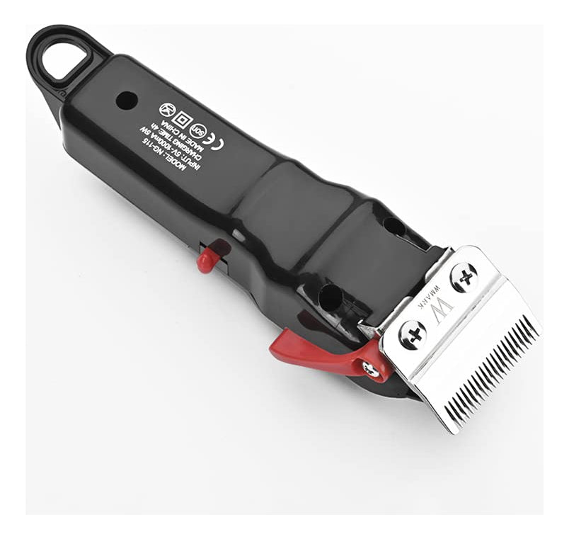 Máquina Profesional Wmark NG-115 | Cortapelo Recargable con Cuchilla 440C