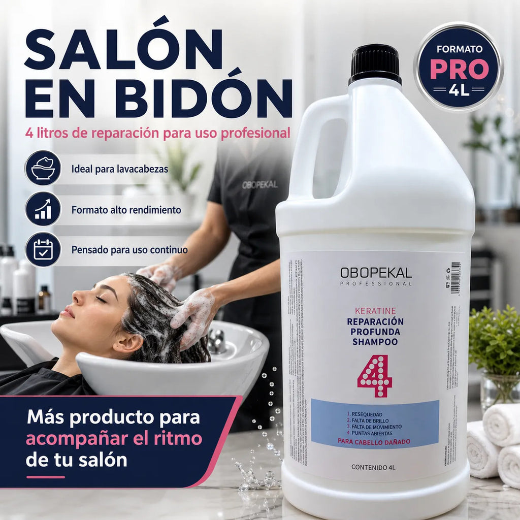 Shampoo Reparación Profunda 4l Cabello Dañado