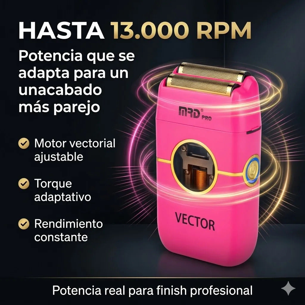 Afeitadora Shaver Profesional Rasuradora Mrd 13.000 Rpm Pink