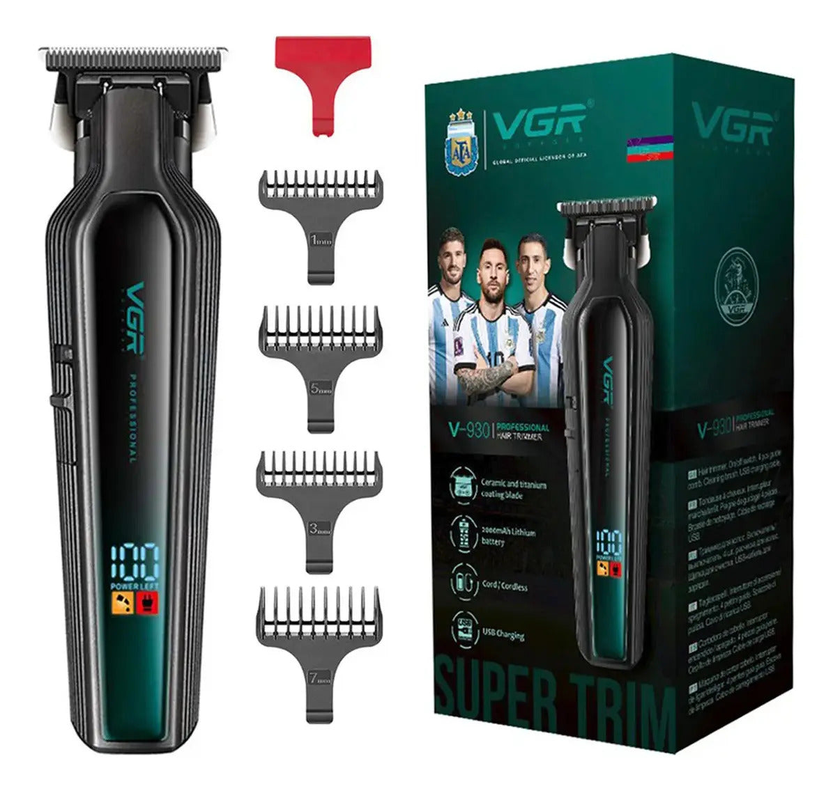 Combo VGR V-003 Clipper + V-930 Trimmer Profesional