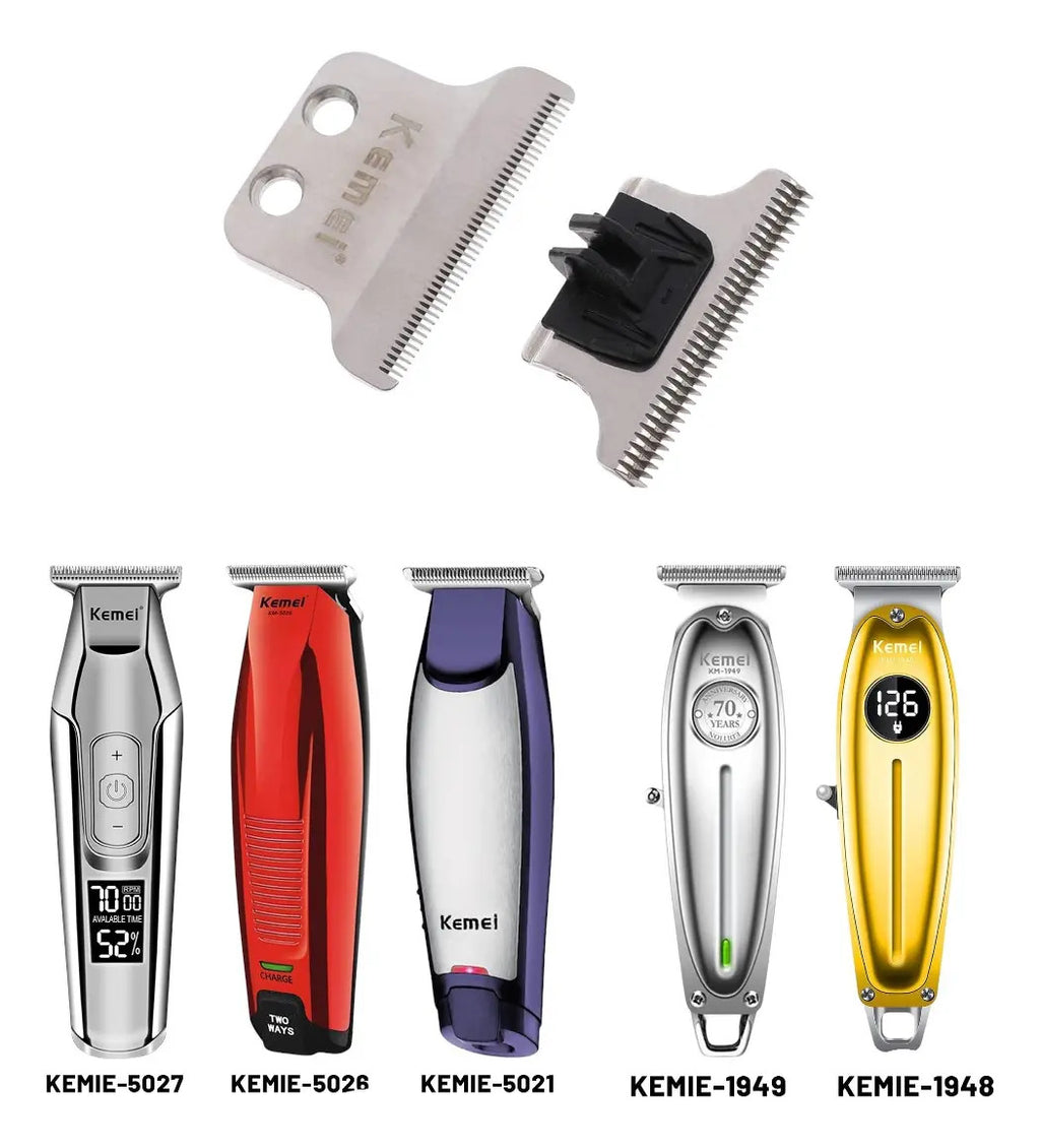 Cuchilla de Repuesto Profesional para Trimmer Kemei KM-1949 (70 Years)
