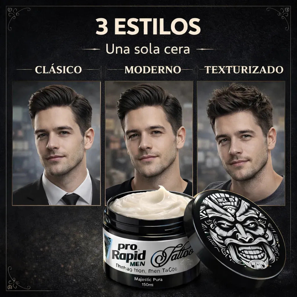 Cera Para Cabello Hombre Pro Rapid Men Inca 09 Estilo Unico