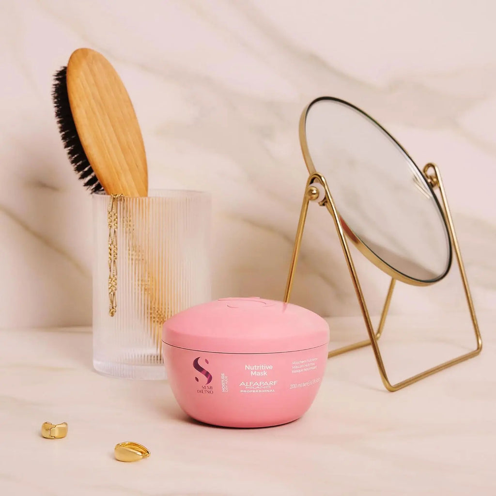 Pack Alfaparf Semi Di Lino Moisture Profesional - Shampoo y Mascarilla Nutritiva