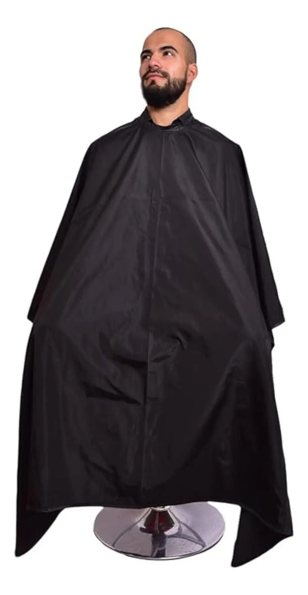Capa de Barbero Profesional con Cuello de Silicona Antifiltración - 150x140 cm