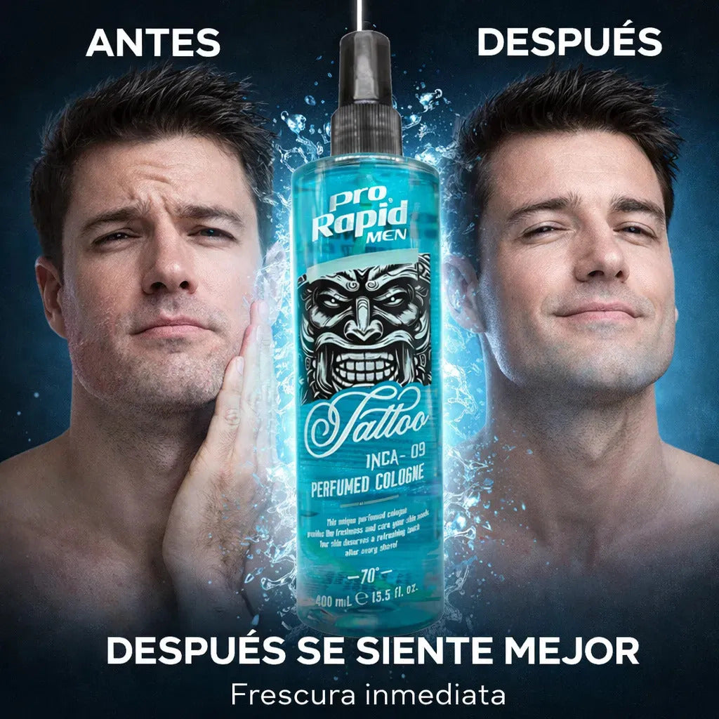 After Shave Hombre Post Afeitado 400ml Barbería Refrescante