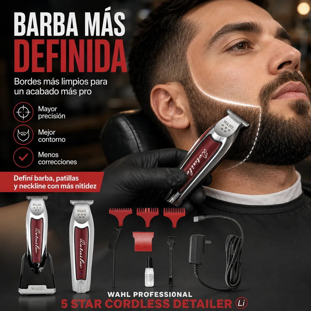 Recortadora Wahl 5 Star Cordless Contornos Profesionales