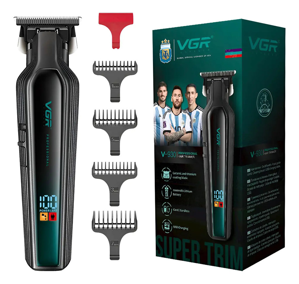 Máquina VGR V-930 Cortadora de Pelo Profesional Inalámbrica 360 Min
