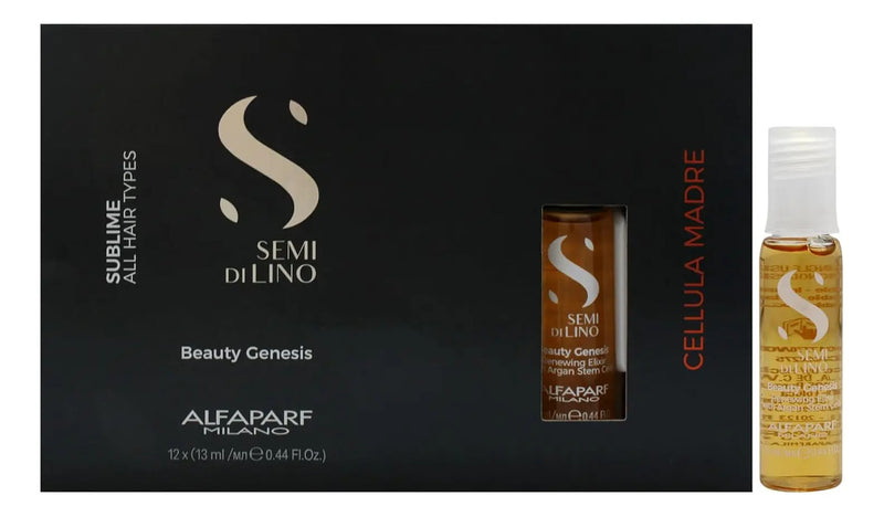 Set 6 Ampollas Alfaparf Semi Di Lino Nutritive - Nutrición para Cabello Seco