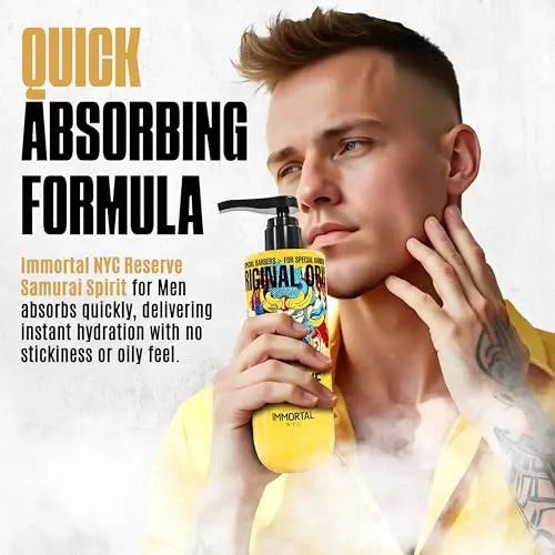 Bálsamo After Shave Immortal NYC Samurai Spirit - Hidratante Profesional 500ml