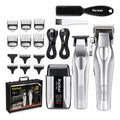 Máquina Cortar Pelo Kemei Kit Barbería  3 En 1 Hoja Dlc Km 4