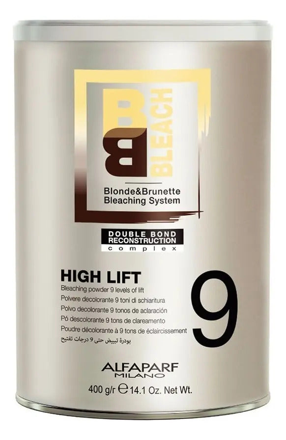 Polvo Decolorante Alfaparf BB Bleach High Lift - Aclara 9 Tonos 400g