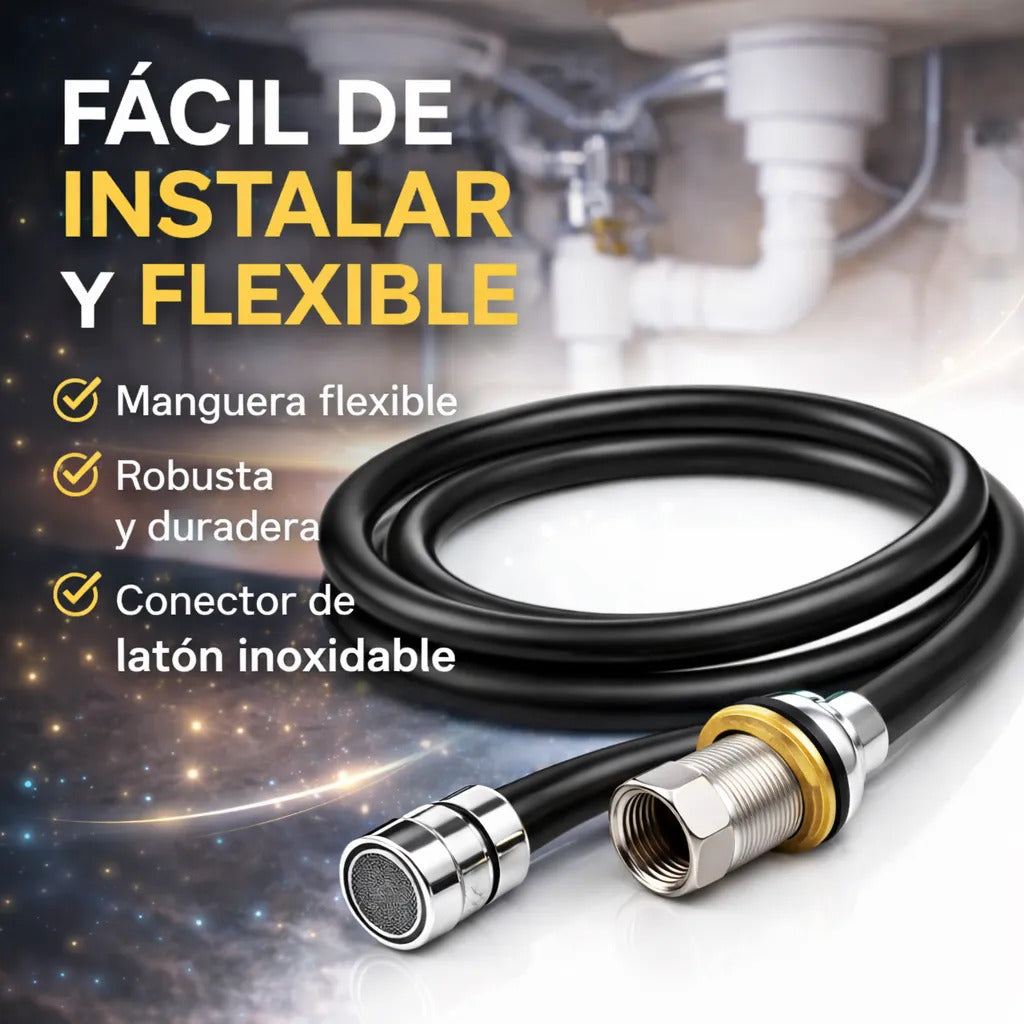 Llave Tipo Ducha Para Lavapelos Resistente