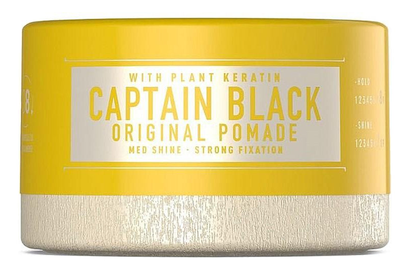 Pomada Immortal NYC Captain Black - Fijación Fuerte y Brillo Medio 150ml