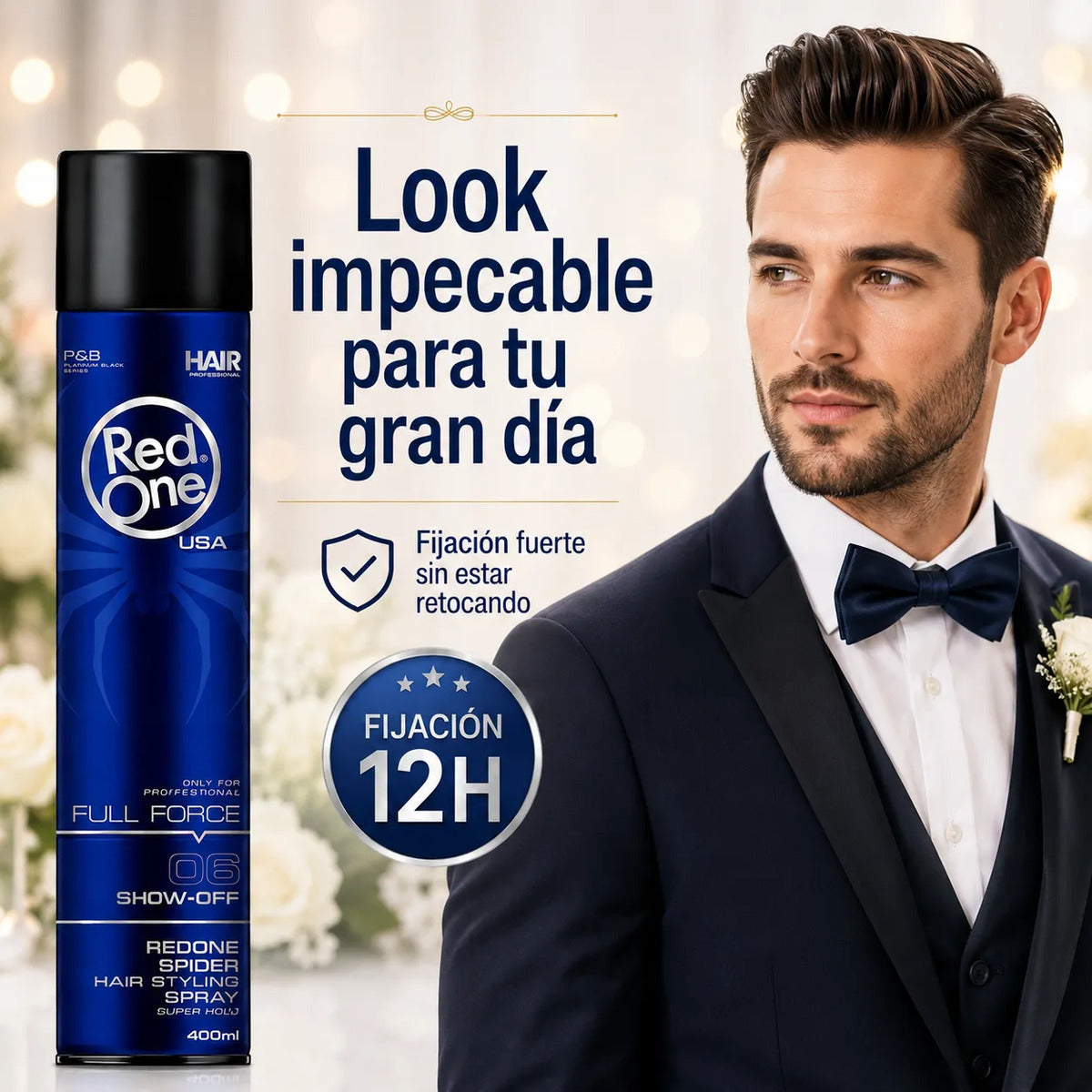 Laca Redone Spider 06 Fijación Profesional Sin Retoques 400m