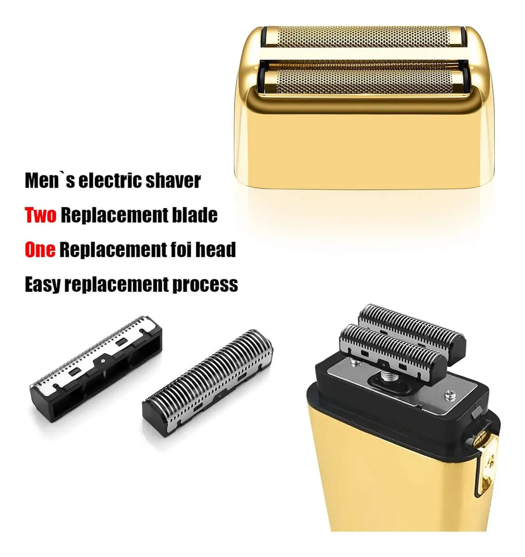 Cabezal Shaver BabylissPRO FX02 Doble Foil Dorado Repuesto