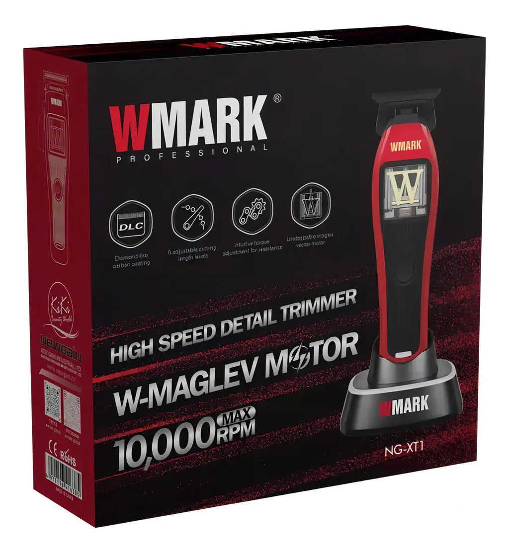 Trimmer Profesional WMARK NG-XT1 – Motor Magnético 10.000 RPM con Cuchilla DLC