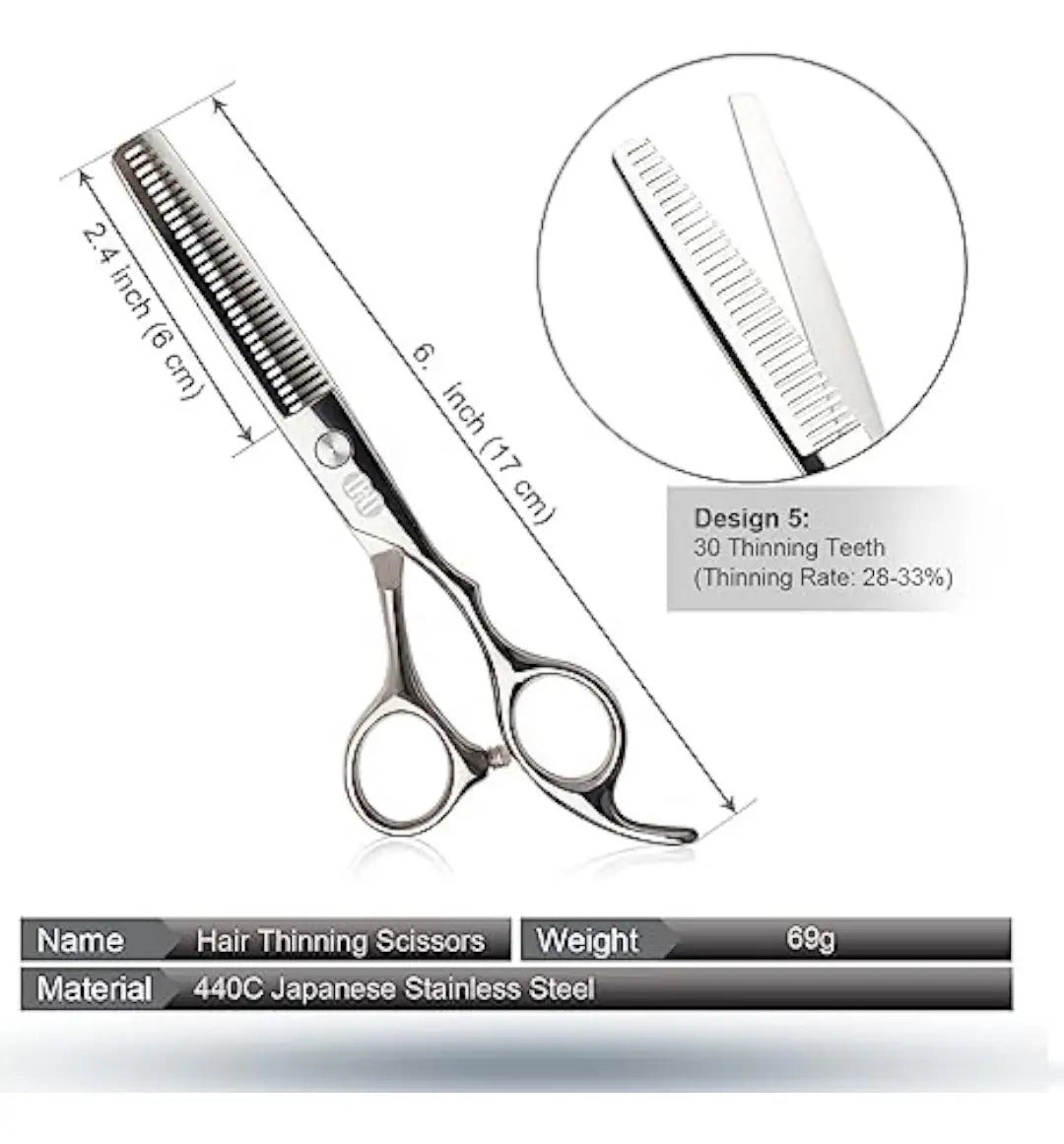 Set De Tijeras Filo Navaja + Esculpidora Barberia-peluqieria