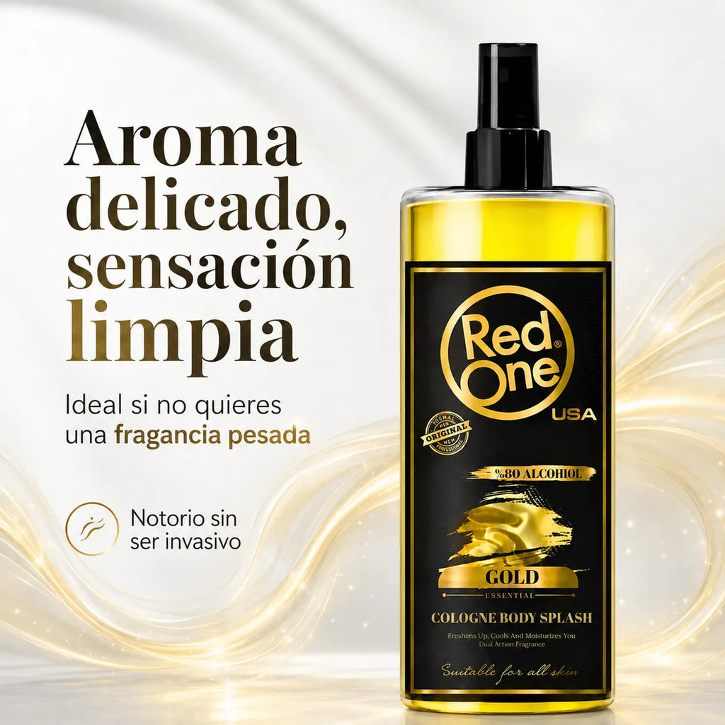Red One Gold Body Splash 400ml Colonia Masculina Spray