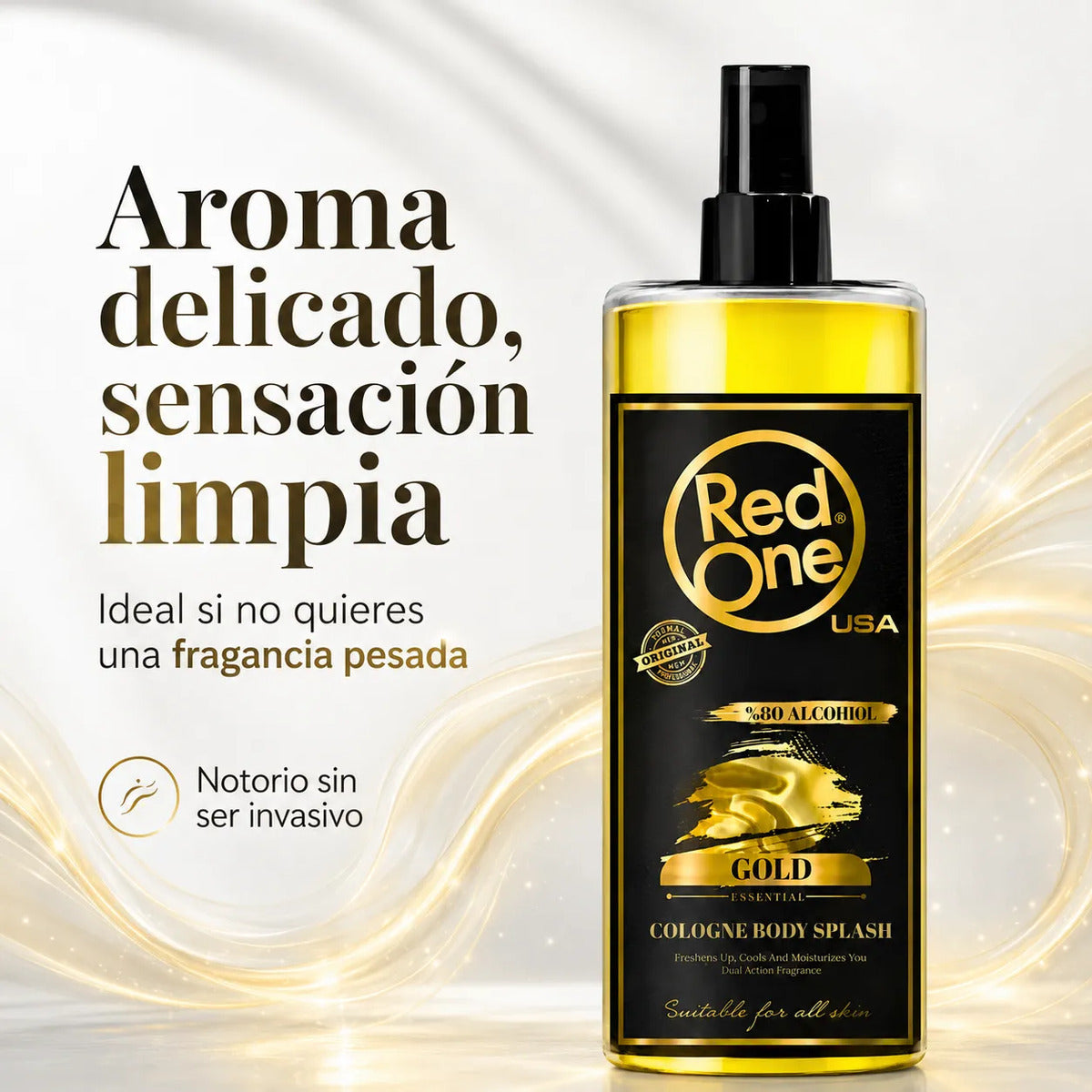 Red One Gold Body Splash 400ml Colonia Masculina Spray