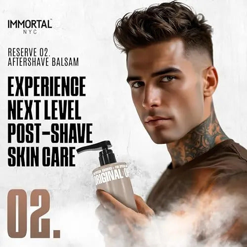 After Shave Bálsamo Immortal NYC Reserve 02 - Hidratante Profesional 500ml